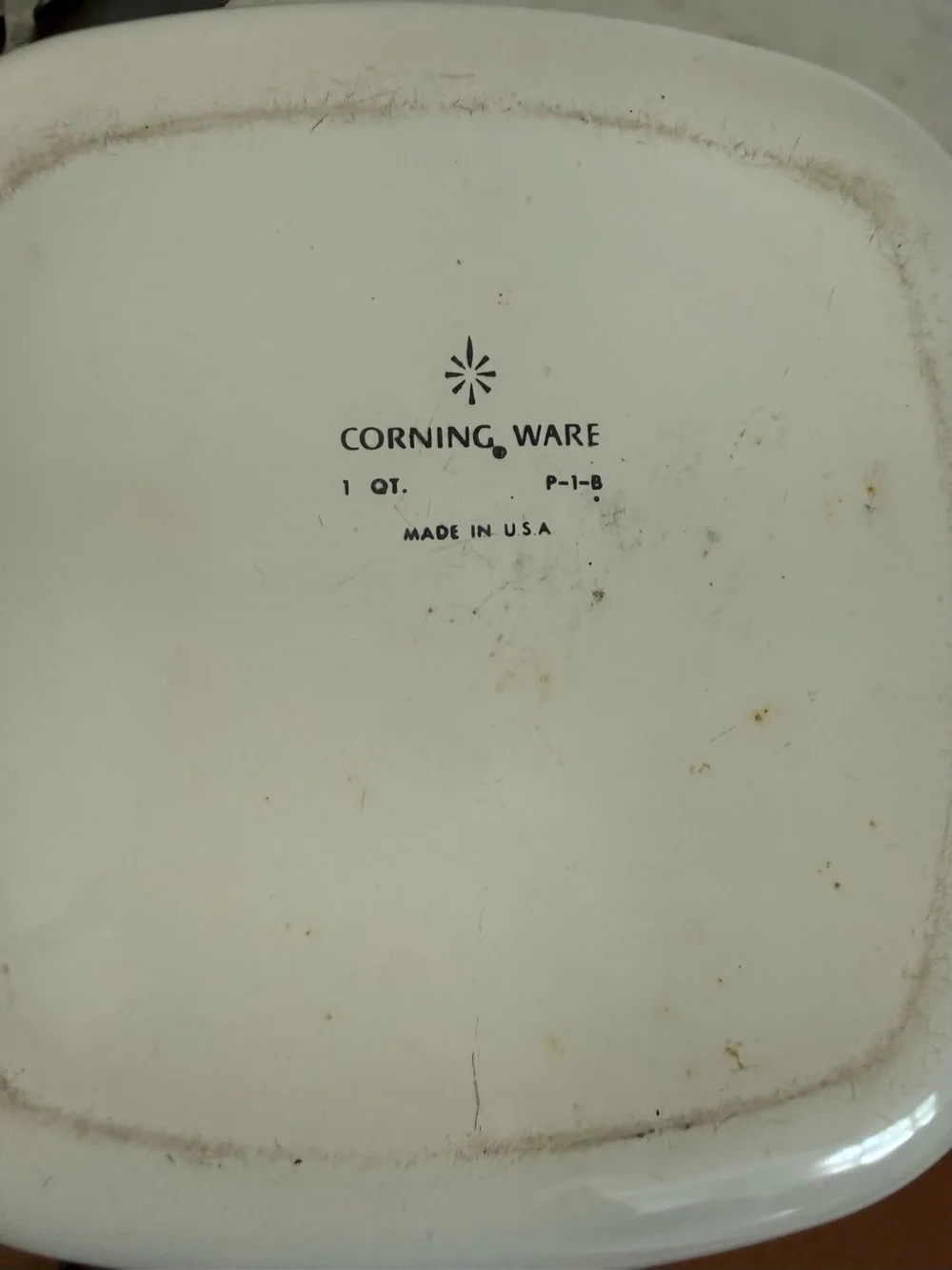Corning Ware Cornflower Blue 1 Qt Casserole P-1-B With Glass Lid Vintage Pyrex